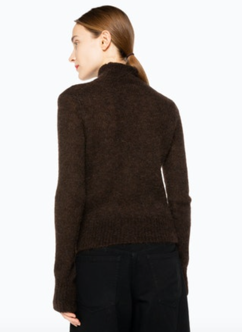 Till Mockneck Sweater - Brown