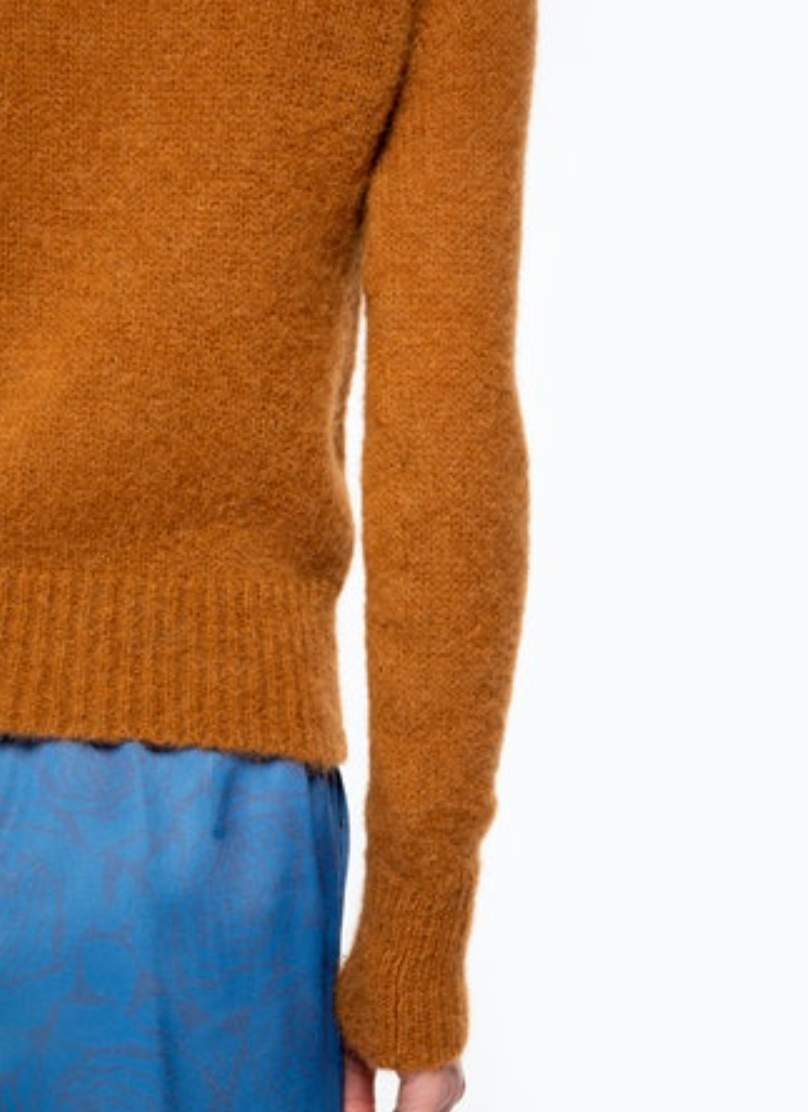 Till Mockneck Sweater - Rust