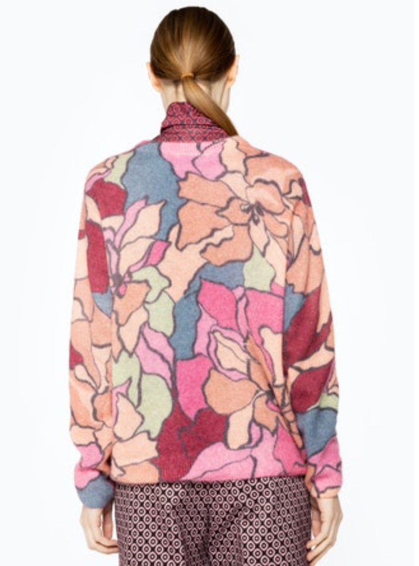 Tania Floral Print Sweater