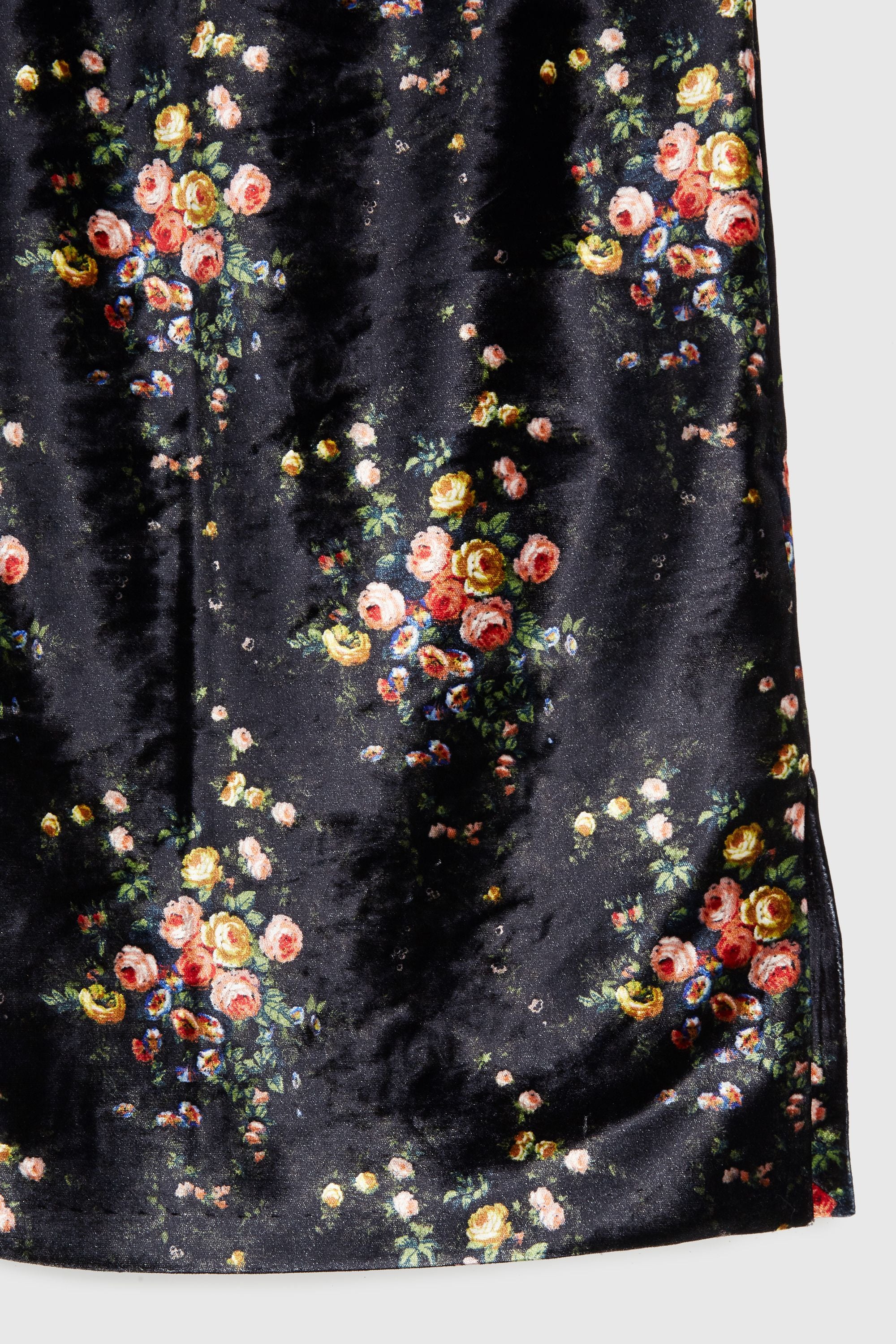 Tate Velvet Floral Skirt