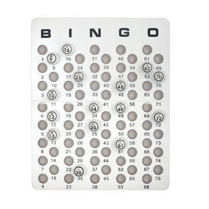 Bingo Masterboard for Ping Pong Size Balls