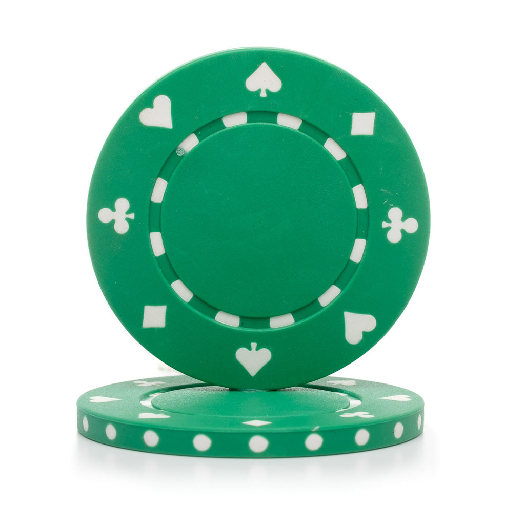 11.5 Gram Suited Poker Chips (25/Pkg) Casino Supply