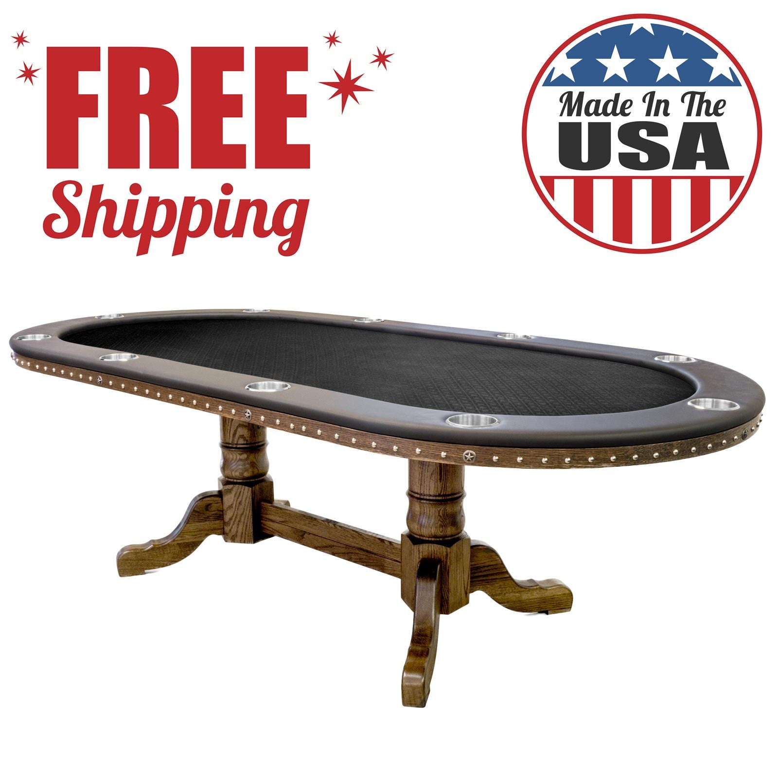 Round poker tables for sale near me