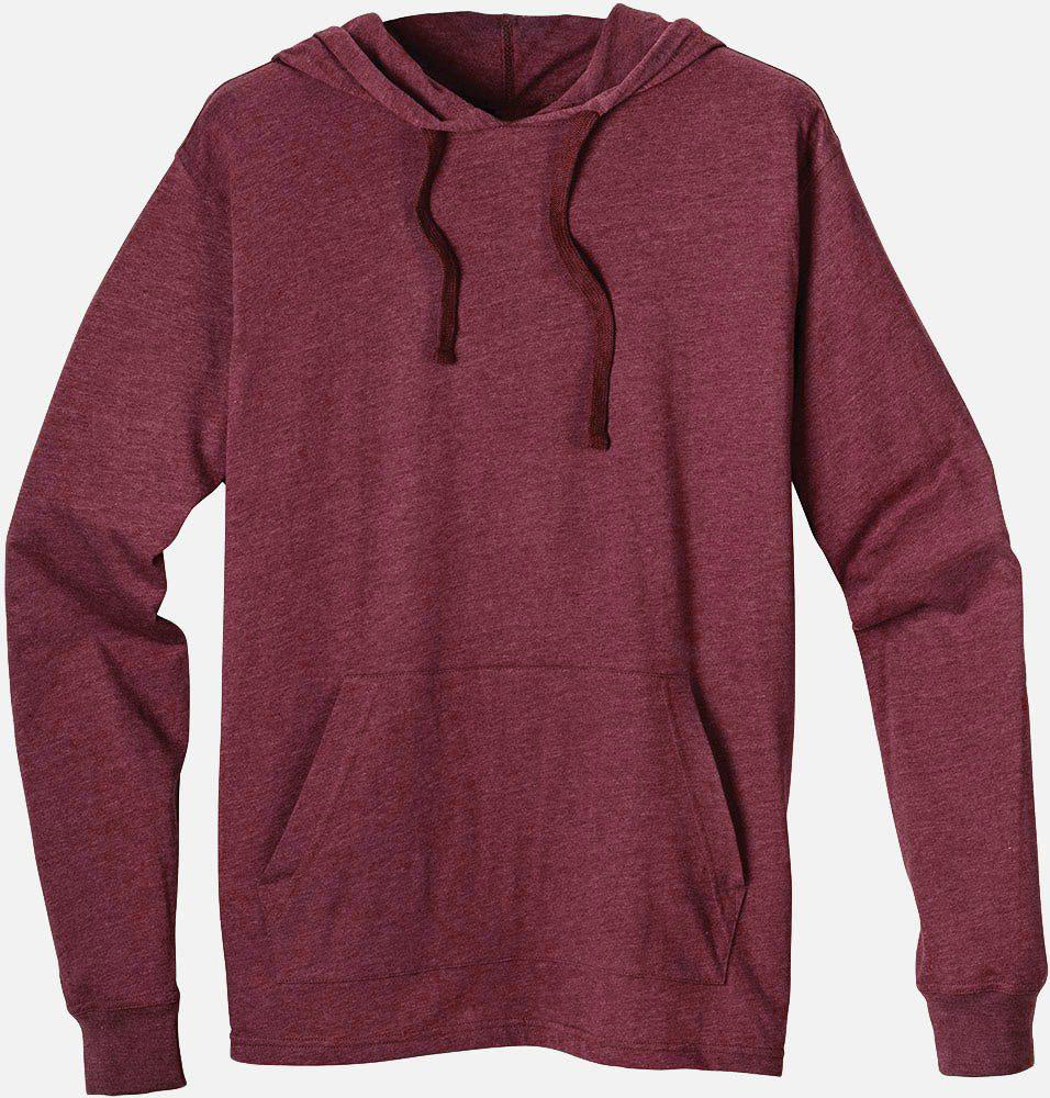 maroon zip hoodie