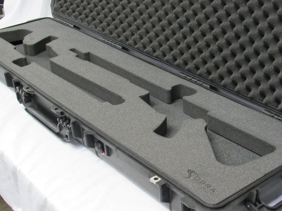 Pelican Case 1750 for 2 Rifle in Polyurethane Foam (CASE & Foam