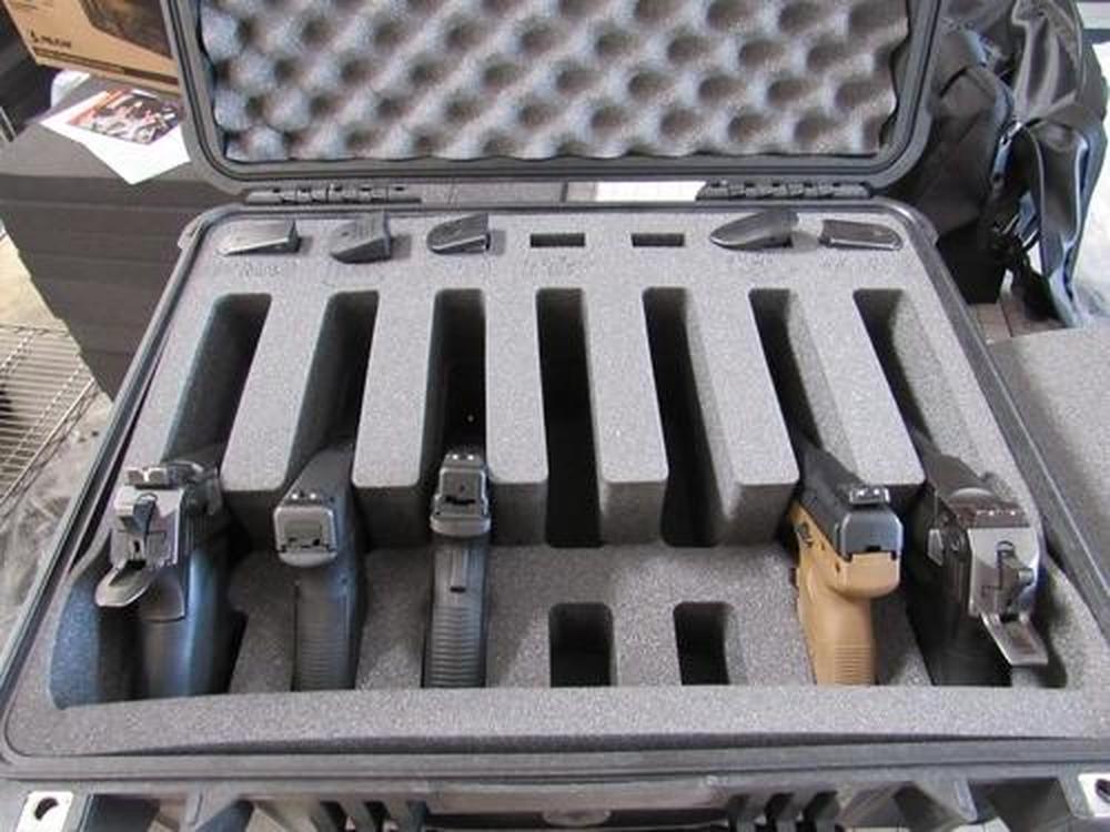 Nanuk Case 945 Foam Insert for 7 Handguns and Magazines (FOAM ONLY)