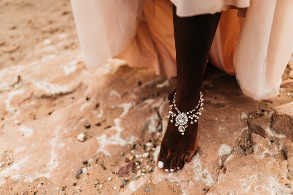 bohemian _pearl_anklets_for_beach_weddings