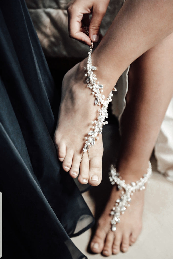 Barefoot Sandals for Wedding | Beach Barefoot Sandals | NELIPOTS