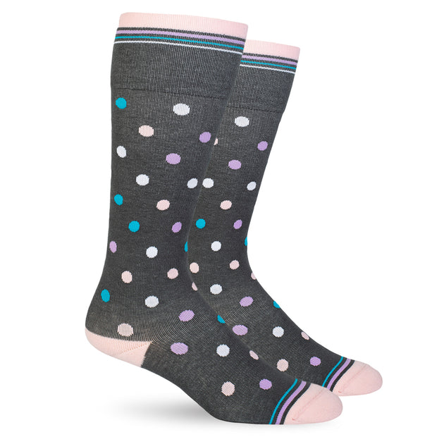 Polka Dot Grey Cotton Energy Socks – Dr. Segal's