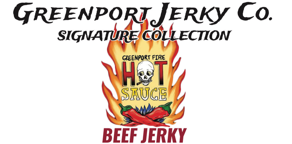 GREENPORT FIRE HOT SAUCE BEEF JERKY Greenport Jerky Company