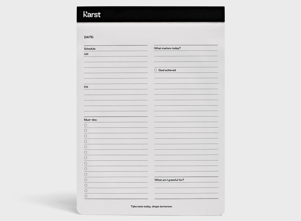 Karst daily action a5 planner pad