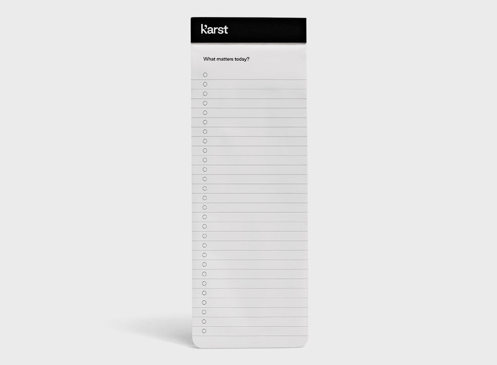 Karst Notepad A4 - Black - Blank