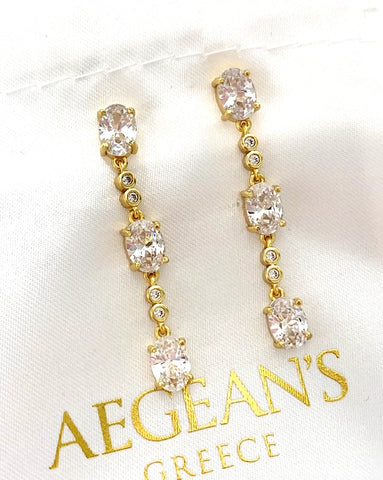 Athena earrings from AEGEAN'S GREECE for the modern women