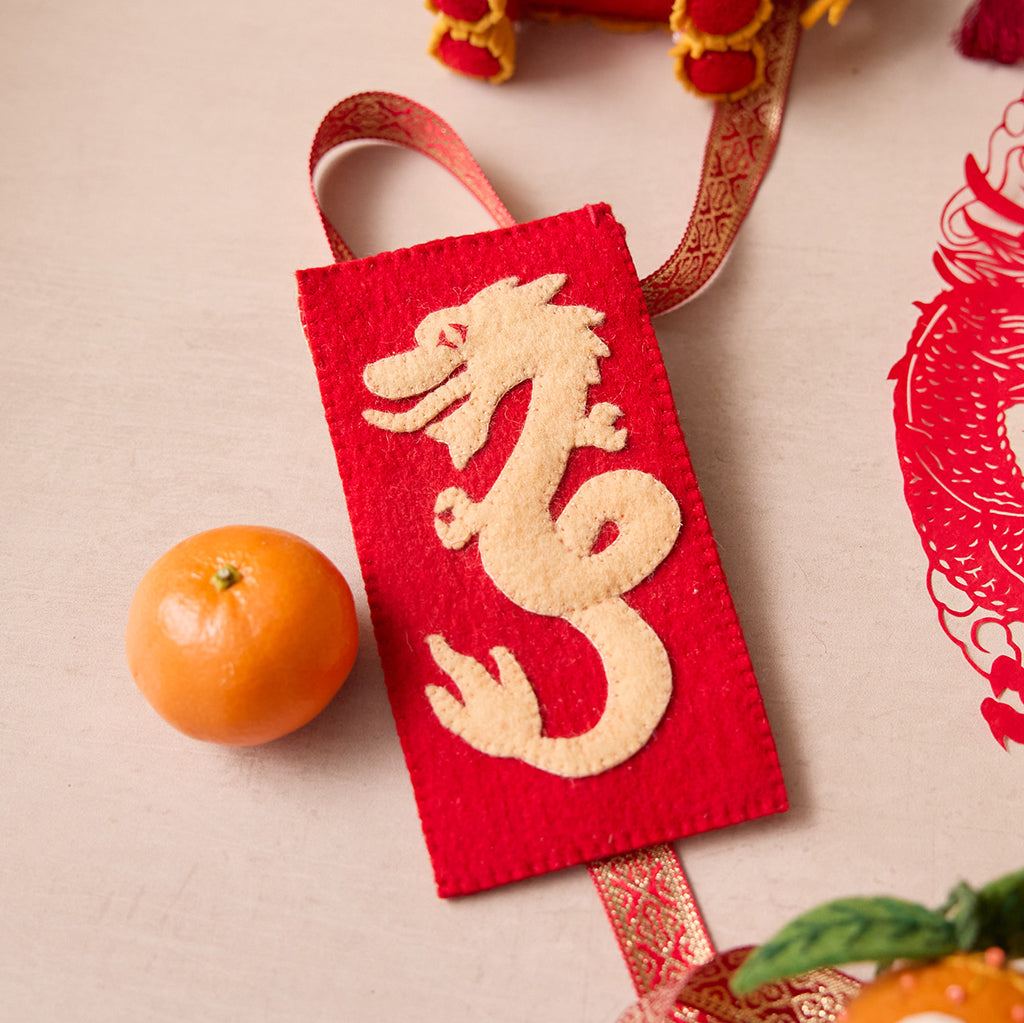 Hong Bao Lucky Red Envelope Ornament