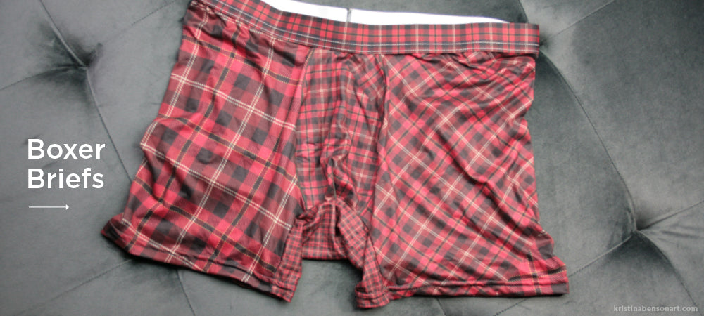 Men's Boxer Briefs Underwear – Kristina Benson Art