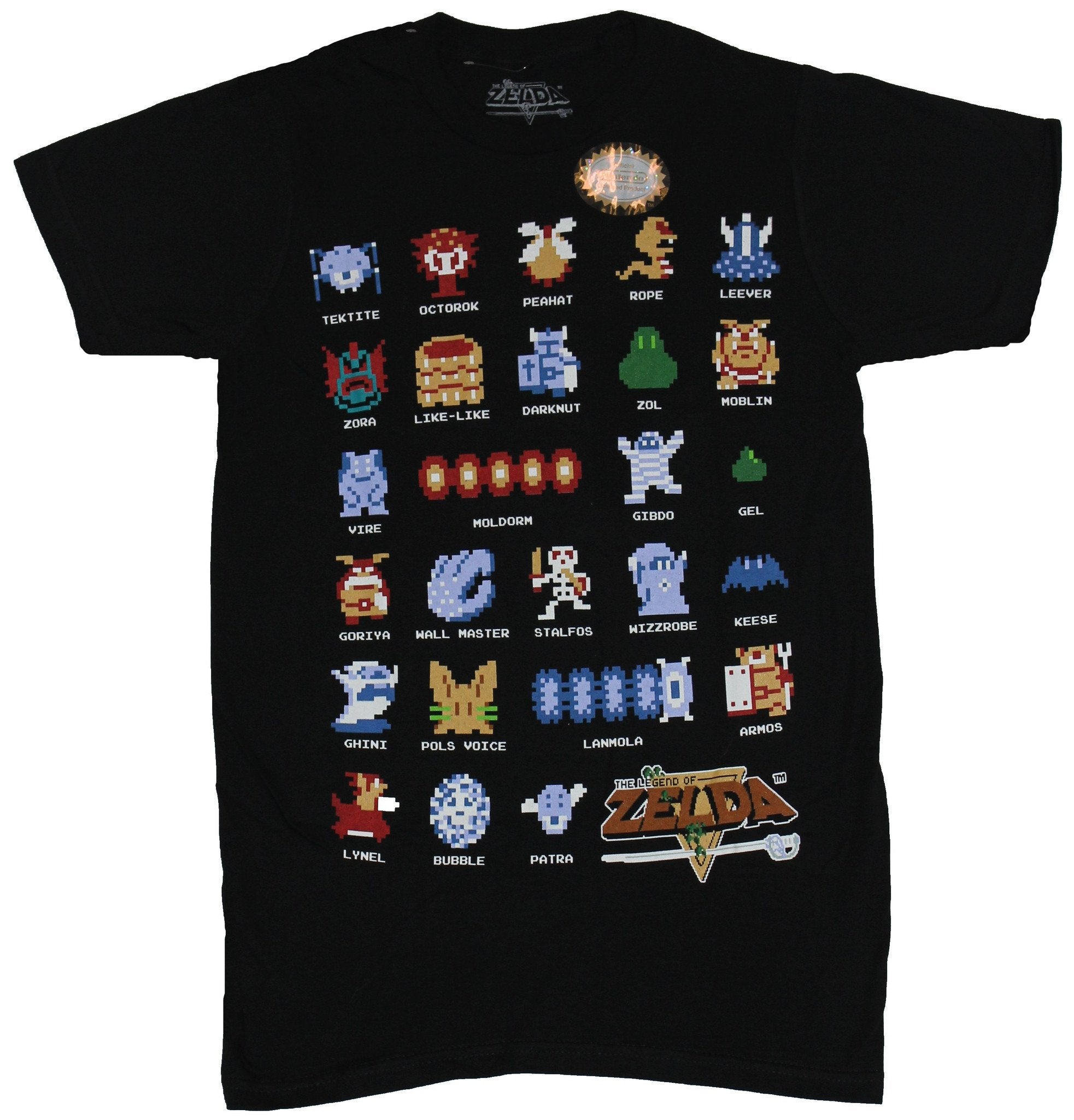 Legend of Zelda Mens T-Shirt Know Foe 8-Bit Defined Ima