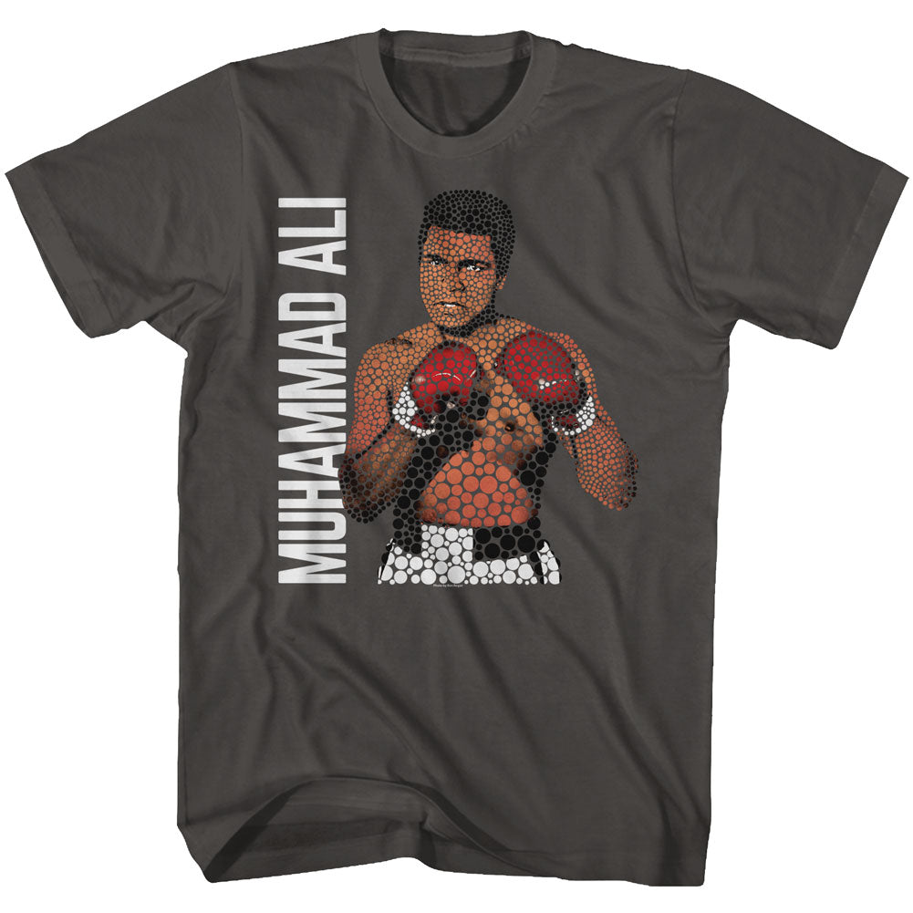Muhammad Ali - Adult S/S T-Shirt - Round One - Solid Smoke
