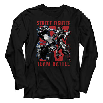 Street Fighter Four Squares Royal T-Shirt