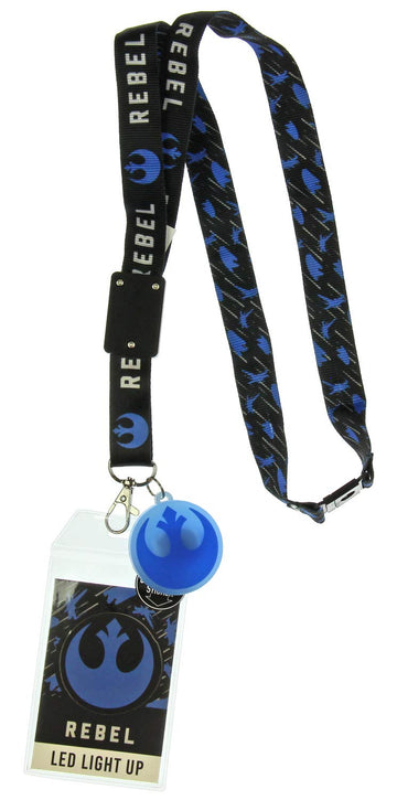 Bioworld Star Wars Rebel Empire Characters R2D2 Lanyard 2 Lapel Pins Novelty Box Gift Set