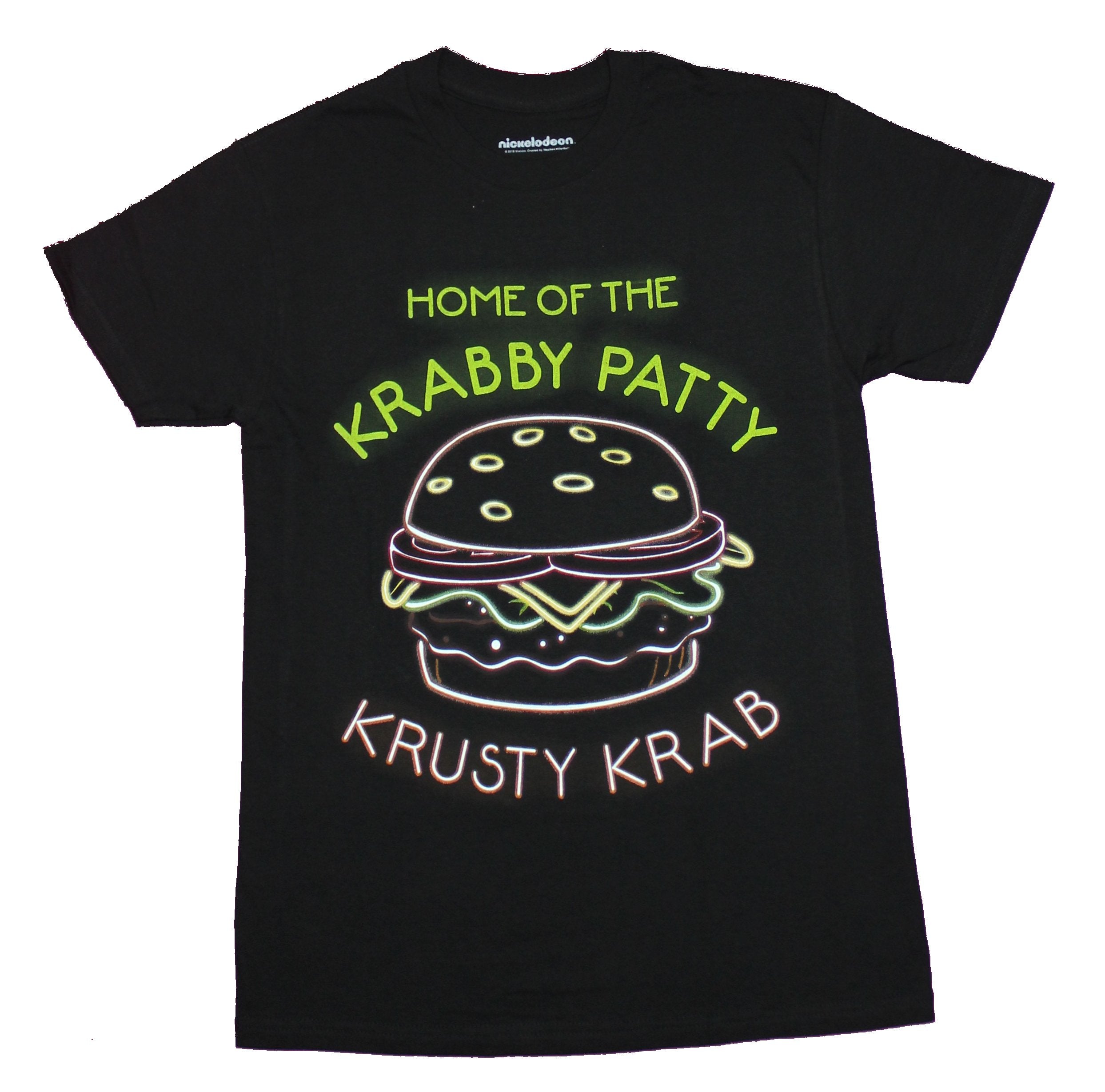 Spongebob Squarepants Mens T-Shirt – Home of The Krabby Patty Krusty