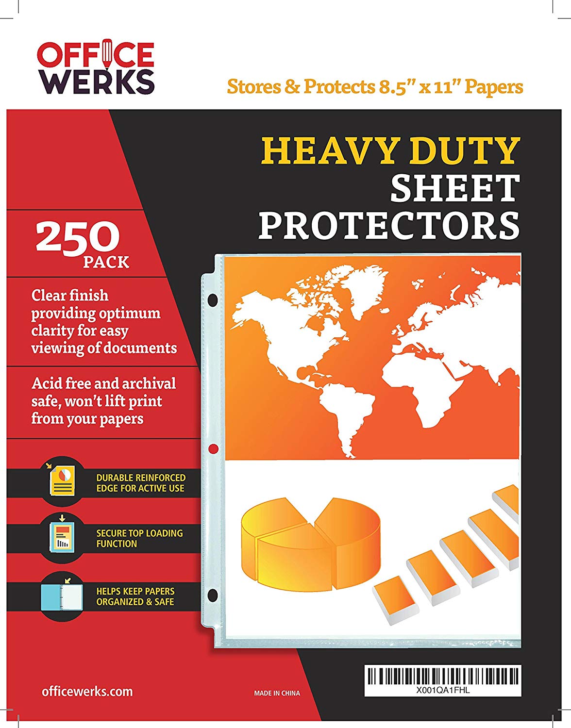 11x17 Sheet Protector - Holds 11x17 Sheets - Pack of 25 