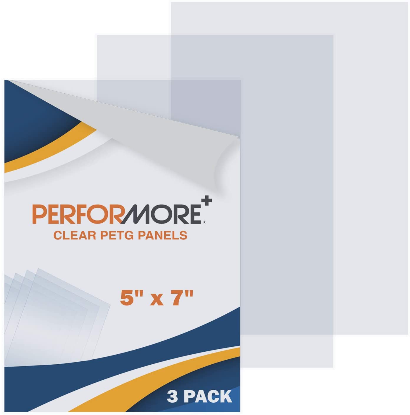  10 Pack 12x12x.02” Clear Plastic Sheet, Plexiglass
