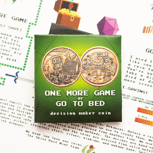 One More Game Decision Maker Coin | Shire Post Mint