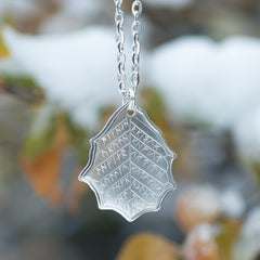 Elvish Silver Leaf of Winter Necklace | LOTR Jewelry | Shire Post Mint Gifts