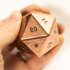Copper Dice Cast Metal Objects from Shire Post Mint