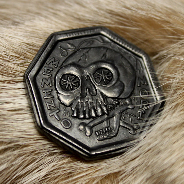 memento mori memento vivere coin