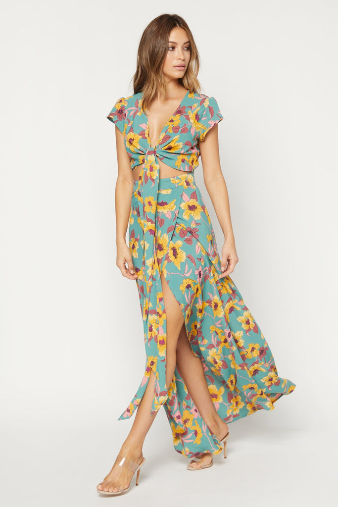 flynn skye all wrapped up maxi dress