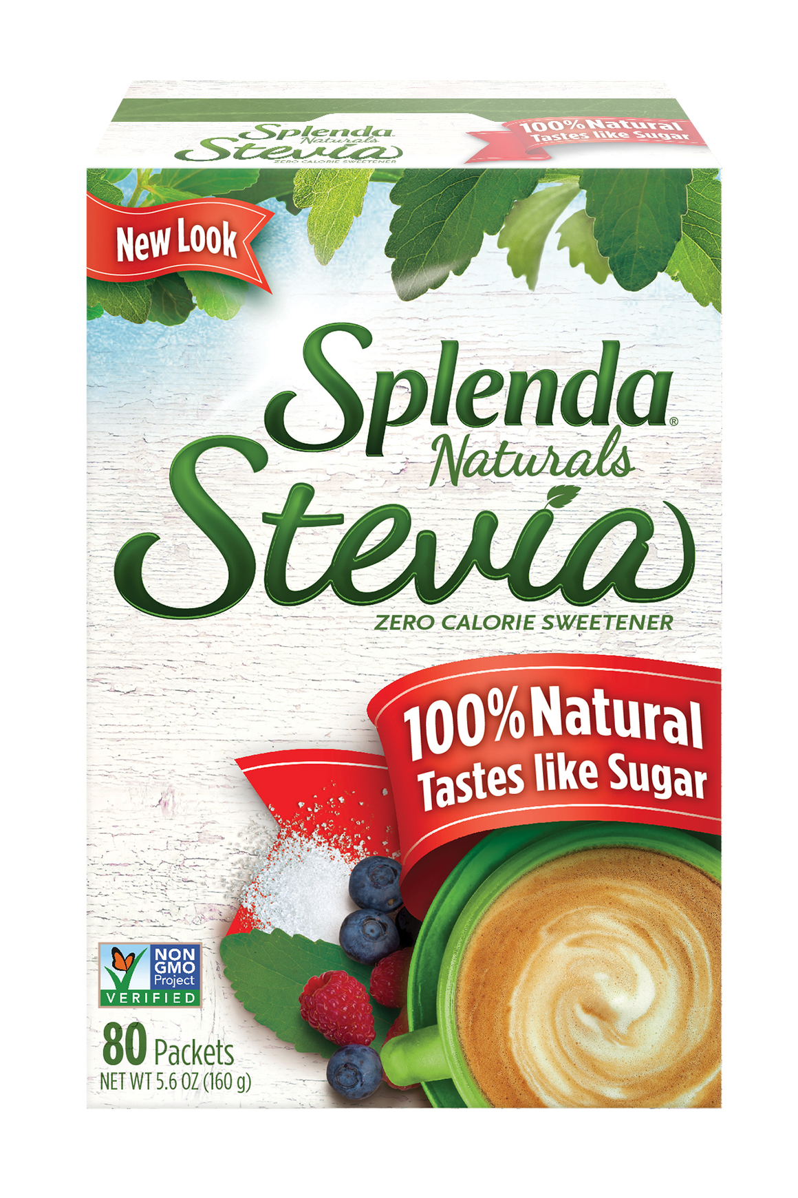 SPLENDA® Naturals Endulzante con Stevia, en sobrecitos De la planta