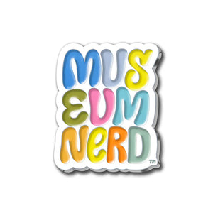 Museum Nerd Enamel Pin - Asheville Art Museum Store