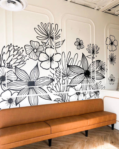 Better Buzz Escondido Floral Mural