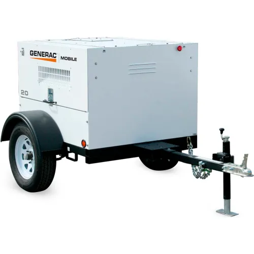 Generac MLG20IF4 Mobile Diesel Generator, 19/20kW, Isuzu Engine