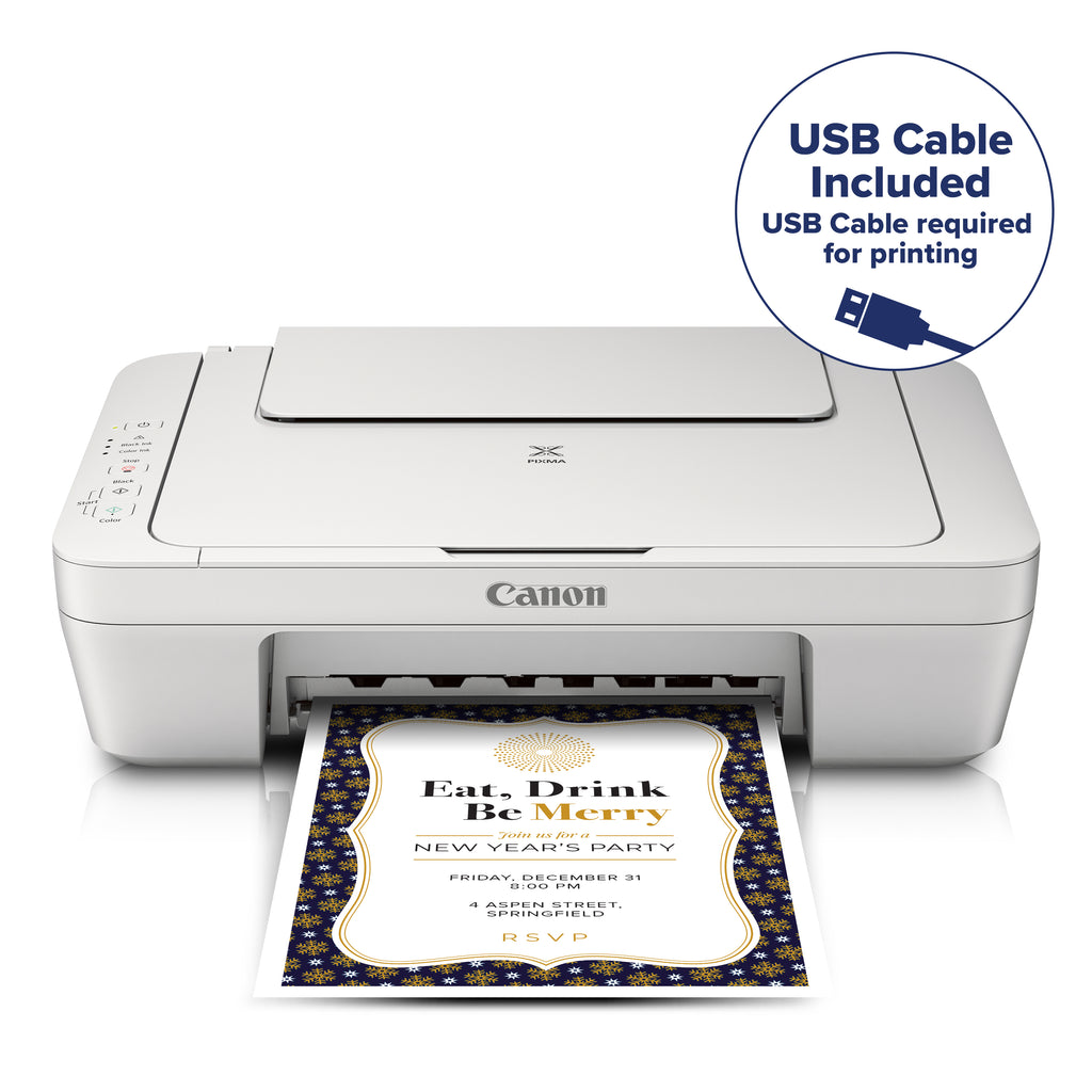 Canon Pixma Mg2522 Wired All In One Color Inkjet Printer Usb Cable In Advanced Solutions 8051