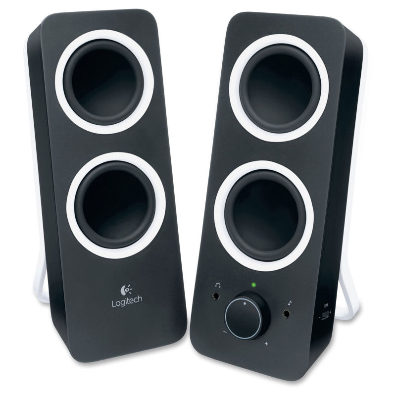 Logitech 980-000800 Z200 Stereo Speakers with Bass Control, Black ...