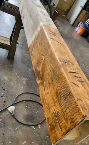 Making new wood look like old barnwood