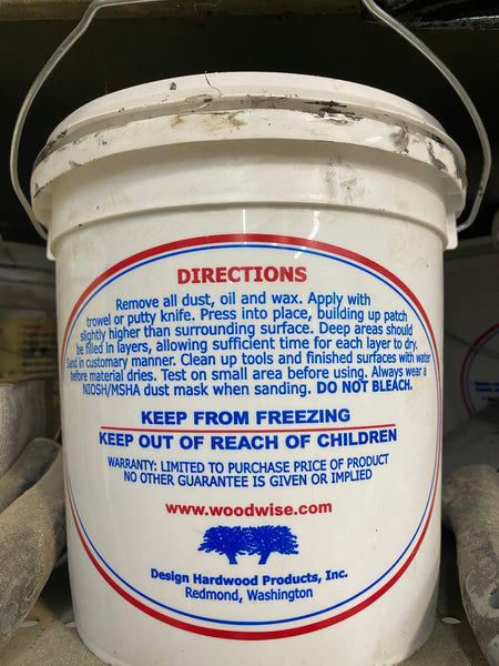 Woodwise gallon bucket - back