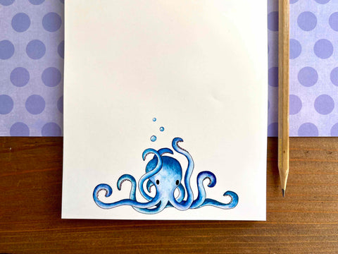 cute octopus notepad