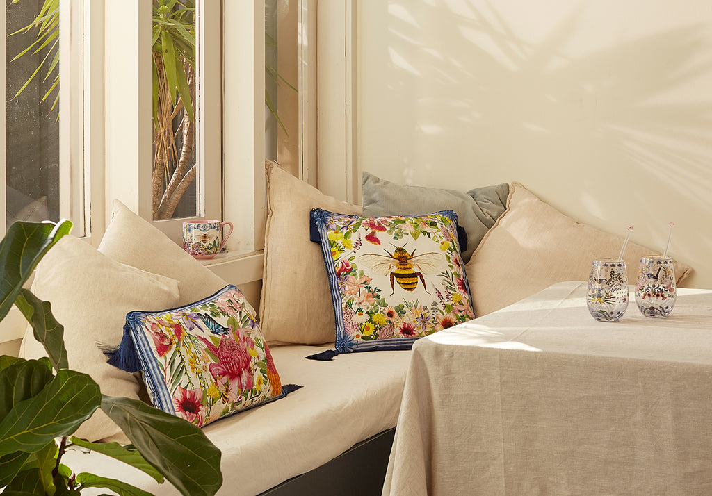 enchanted garden statement cushions