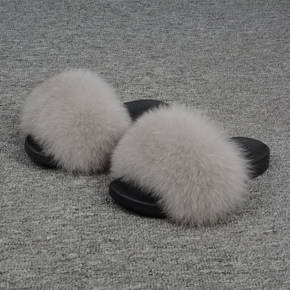grey fur slides