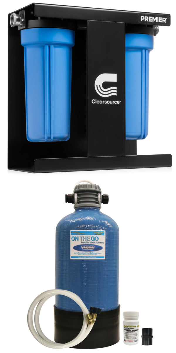 On The Go™ Portable Double Standard Water Softener – Clearsource