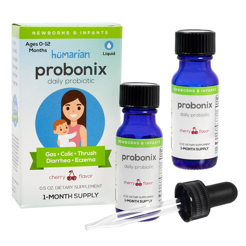 Liquid Probiotic for Newborns & Infants - Newborns & Infants Probonix Cherrry *Bundle* - 2 Month Supply
