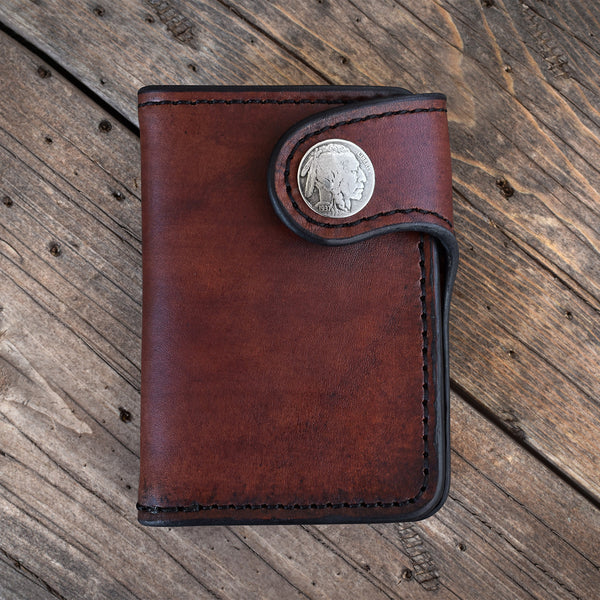 sunset leather french wallet — MUSEUM OUTLETS