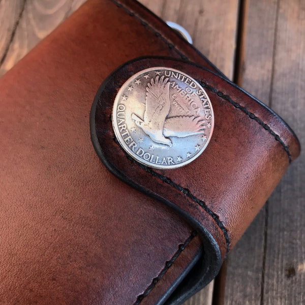 Buffalo Nickel Front Pocket Money Clip Wallet