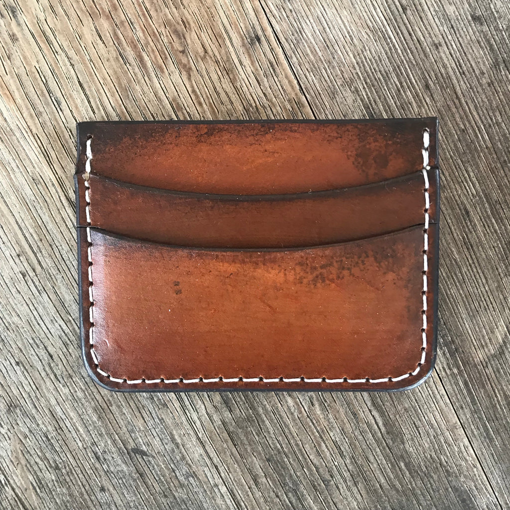 THE GATEHOUSE: Minimalist Credit Card Wallet with money clip, Everyday – Blackthorn Leather