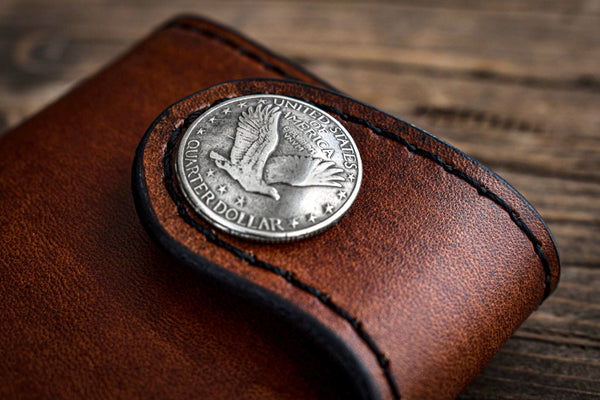 Buffalo Nickel Front Pocket Money Clip Wallet