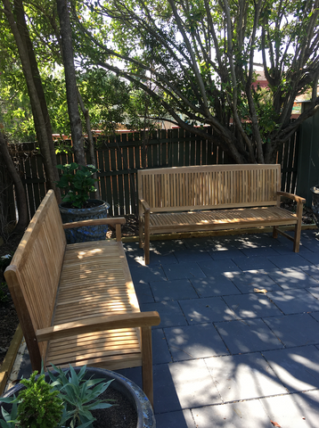 Outdoor Teak Benches