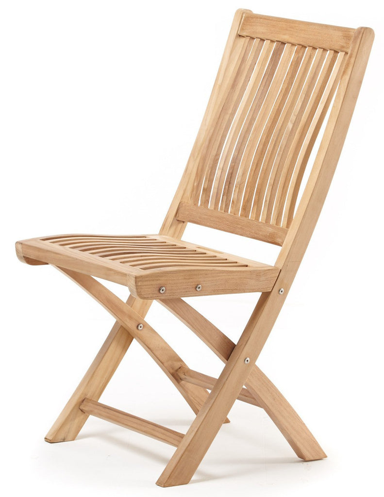 leo folding dining chair  the teak place – the teak place